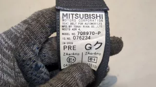 7000A215XA Ремень безопасности передний левый Mitsubishi Lancer 10 Арт 20345577, вид 2