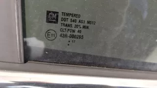  Стекло двери задней правой Chevrolet Trax Арт 11371783, вид 3
