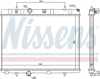 636007 Радиатор основной Citroen C4 Picasso 1 Арт AL13299384555, вид 6
