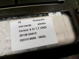 39125-2A410 Блок управления двигателем Kia Carens 4 Арт AL14554495870, вид 5