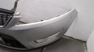  Бампер передний серебристый Ford Mondeo 4 restailing Арт 20360177, вид 4