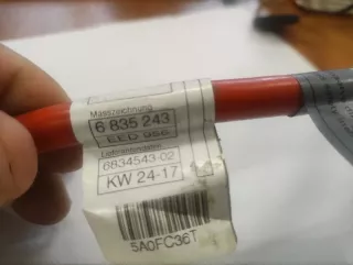 61126834543 Плюсовой провод BMW 3 F30/F31/GT F34 Арт lz237065, вид 7