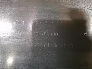 6N5807421GRU, 6N5807421, 9 Бампер фольксваген, фольцваген поло Volkswagen Polo 6 Арт 373728RM, вид 8