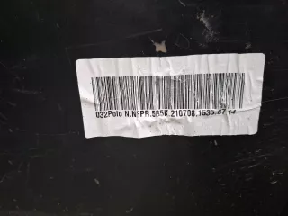 6N5807421GRU, 6N5807421, 9 Бампер фольксваген, фольцваген поло Volkswagen Polo 6 Арт 373728RM, вид 9