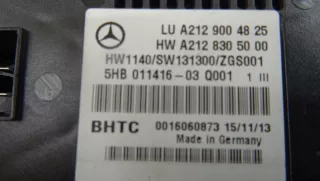 A2129004825 Блок управления печки/климат-контроля Mercedes E W212 Арт AL14654508495, вид 5