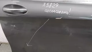 A2057200205 Дверь передняя правая серая Mercedes C W205 Арт 20055638, вид 3