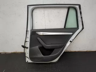 5E9833056C Дверь задняя правая белая Skoda Octavia A7 Арт 9406129, вид 2