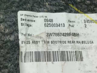 3W7867428P4BH VAG Обшивка багажника Bentley Continental 4 Арт E103029316, вид 3