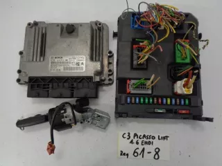 9805947680,0281019819 Блок управления двигателем Citroen C3 Picasso Арт AL9831429432, вид 1