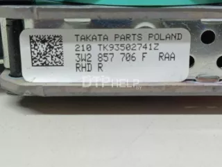 3W2857706FRAA Ремень безопасности с пиропатроном Bentley Continental 4 Арт AM103029336, вид 3
