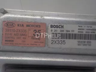391102X335 Блок управления двигателем Kia Spectra 1, Spectra sd Арт AM40954442, вид 5