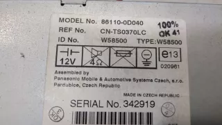 861100D040 Магнитола (аудио система) Toyota Yaris 1 Арт 20384882, вид 4