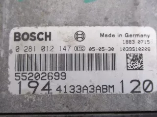 55202699 0281012147 Блок управления двигателем Fiat Croma 2 Арт e836238, вид 3