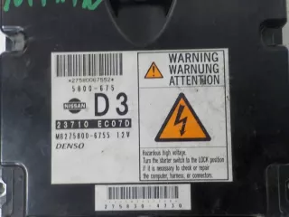 275800-6755 Блок управления двигателем Nissan Navara D40 Арт e856562, вид 3