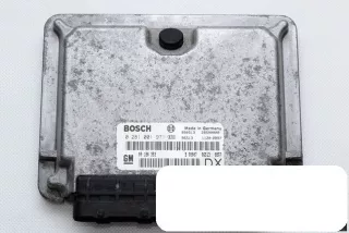 0281001971 09180353 Блок управления двигателем Opel Astra G Арт e859876, вид 1