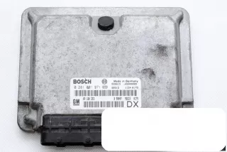 0281001971 09180353 Блок управления двигателем Opel Astra G Арт e859876, вид 3