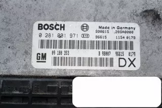 0281001971 09180353 Блок управления двигателем Opel Astra G Арт e859876, вид 4