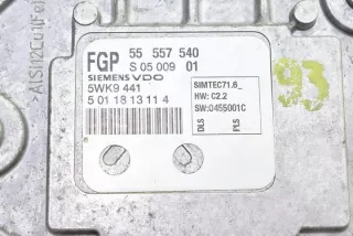 55557540 5WK9441 Блок управления двигателем Opel Vectra C  Арт e863682, вид 4