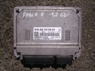 03D906023 Блок управления двигателем Skoda Fabia 2 Арт e875907, вид 1
