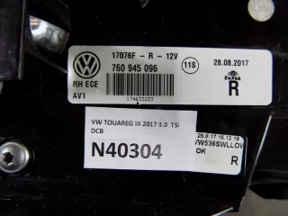 760945096 Фонарь задний левый Volkswagen Touareg 3 Арт e1101940, вид 6