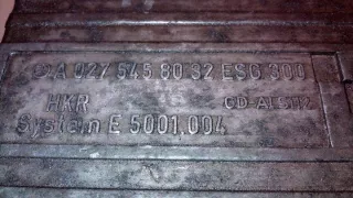 A0275458032ESG300 Блок управления двигателем Mercedes A W168 Арт e1873745, вид 2