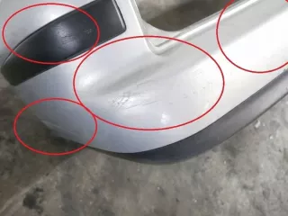 Бампер задний Seat Alhambra 1 Арт e2040259, вид 4
