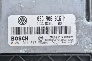 03G906016M 0281011617 Блок управления двигателем Volkswagen Golf 5 Арт e2042334, вид 2