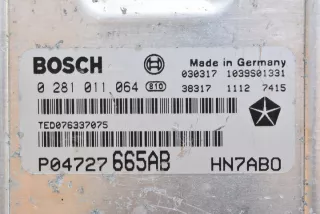 0281011064 P04727665AB Блок управления двигателем Chrysler Voyager 4 Арт e2201903, вид 3