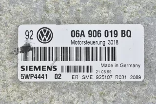06A906019BQ 5WP444102 Блок управления двигателем Volkswagen Golf 4 Арт e2212357, вид 3