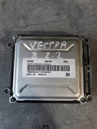 09391263 Блок управления двигателем Opel Vectra B Арт e2622132, вид 1