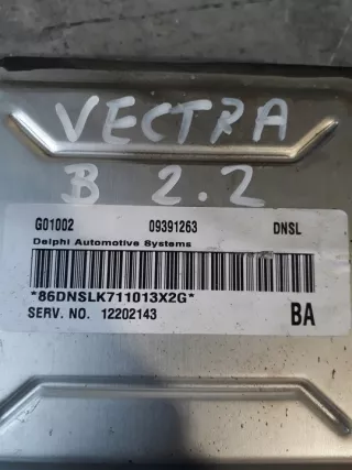 09391263 Блок управления двигателем Opel Vectra B Арт e2622132, вид 2