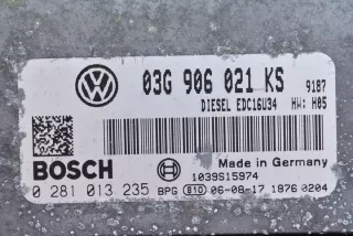 03G906021KS 0281013235 Блок управления двигателем Volkswagen Golf 5 Арт e2661136, вид 3