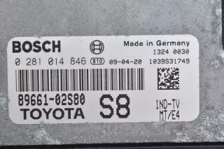 0281014846 89661-02S80 Блок управления двигателем Toyota Auris 1 Арт e3789008, вид 2