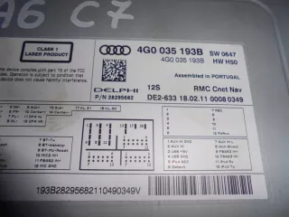 4G0035193B Блок навигации Audi A6 C7 (S6,RS6) Арт e4143073, вид 2