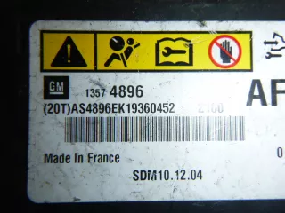 13574896 Блок AirBag Opel Astra J Арт e4232498, вид 2