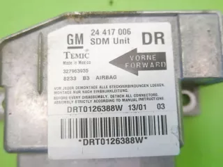 24417006 Блок AirBag Opel Corsa C Арт e4233182, вид 2