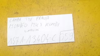 1S7113404C 1S71-13404-C Фонарь задний левый Ford Mondeo 3 Арт e4507238, вид 4