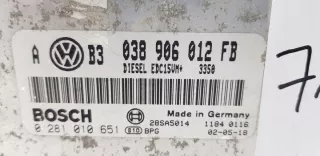 038906012FB 0281010651 28SA5014 Блок управления двигателем Volkswagen Golf 4 Арт e4715676, вид 2