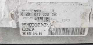 0281013332 9664257580 1039S18944 9653958980 Блок управления двигателем Citroen C4 1 Арт e4896976, вид 2