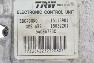 15113901 15052201 54084733C 13191182 Блок ABS Opel Vectra C  Арт e4899957, вид 2