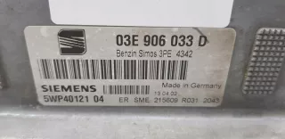 03E906033D 5WP40192 5WP40121 5WP4012104 Блок управления двигателем Seat Ibiza 5 Арт e4943247, вид 2