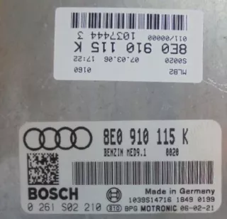 8E0910115K 0281S02210 Блок управления двигателем Audi A4 B7 Арт e4966805, вид 5