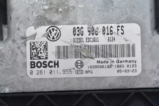 03G906016FS 0281011955 Блок управления двигателем Volkswagen Golf 5 Арт e5013306, вид 2