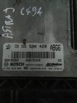 55590420 Блок управления двигателем Opel Astra J Арт e5206900, вид 3