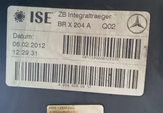 A2046280457 Балка подвески передняя (подрамник) Mercedes GLK X204 Арт e5246556, вид 5