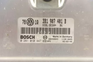 3B1907401B Блок управления двигателем Volkswagen Passat B5 Арт e5612786, вид 2