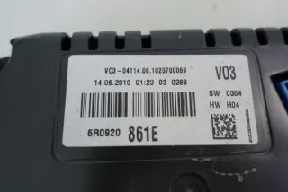 6R0920861E Щиток приборов (приборная панель) Volkswagen Polo 5 Арт e5673755, вид 3