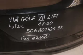 5G6807421BK Бампер задний Volkswagen Golf 7 Арт e5745745, вид 5