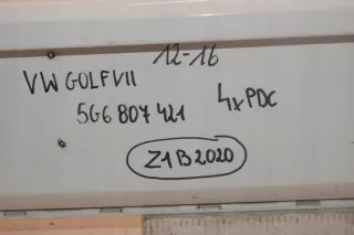 5G6807421 Бампер задний Volkswagen Golf 7 Арт e5745911, вид 4