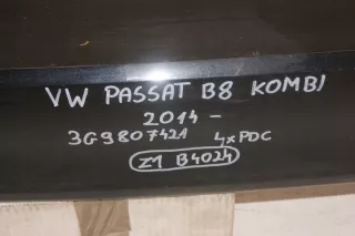 3G9807421 Бампер задний Volkswagen Passat B8 Арт e5834164, вид 4